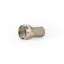 Nedis CSVC41908ME F csatlakozó, kábelbemeneti átmérő: 7,5 mm, 75 Ohm, 25 db/csomag