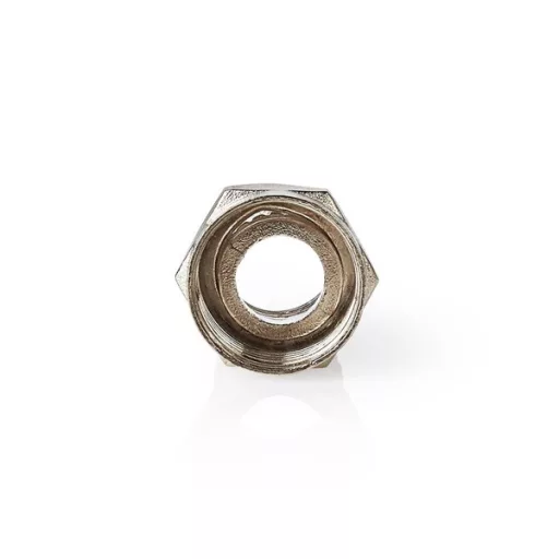 Nedis CSVC41908ME F csatlakozó, kábelbemeneti átmérő: 7,5 mm, 75 Ohm, 25 db/csomag