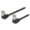 Nedis Valueline VLCP85127B30  SF/UTP Cat5e patch kábel, RJ45, 10/100/1000 Mbit/s, hossz 3m, fekete