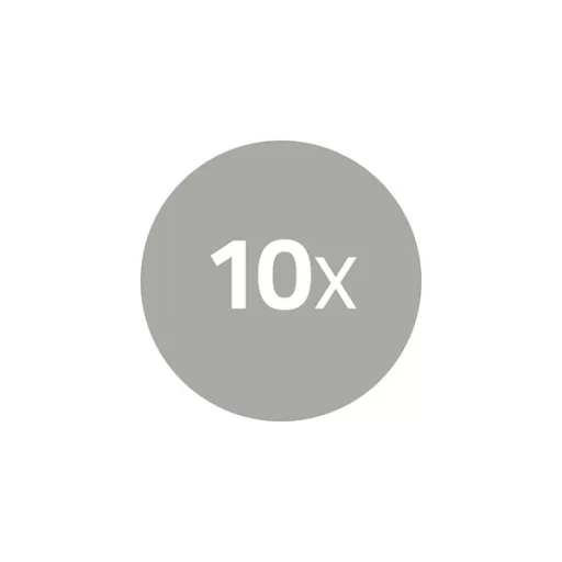 Nedis CCGB89302ME tömör kábelre, UTP RJ45 CAT5 csatlakozó dugó, szerelhető, aranyozott, 10db/csomag