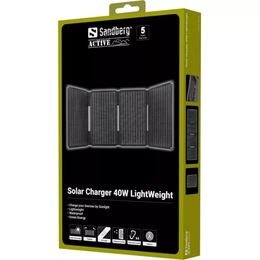 SANDBERG Solar Charger 40W Lightweight