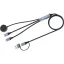 SANDBERG 3in1 Travel Charge Cable 100W