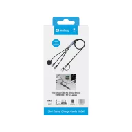 SANDBERG 3in1 Travel Charge Cable 100W