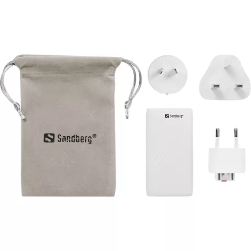 SANDBERG 4in1 TravelCharger 2xUSB-C 65W