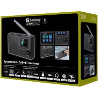 SANDBERG Rádió DAB+BT Recharge