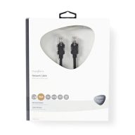   Nedis CCBW85100AT150 UTP Cat5e patch kábel, LSZH, RJ45, 10/100/1000 Mbit/s, hossz 15m, fekete