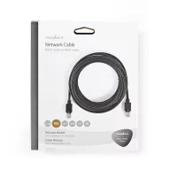   Nedis CCBW85100AT200 UTP Cat5e patch kábel, LSZH, RJ45, 10/100/1000 Mbit/s, hossz 20m, fekete