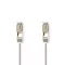 Nedis CCGP85121GY75 UTP / FTP Cat5 patch kábel, RJ45 aranyozott érintkezők, 10/100/1000 Mbit/s, hossz 7,5m