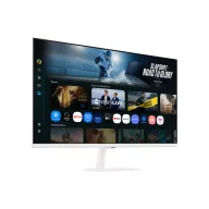   SAMSUNG M7 VA 4K Smart monitor 32", 3840x2160, 16:9, 300cd/m2, 4ms, HDMI/USB-C, hangszóró, Fehér