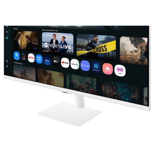 SAMSUNG M7 VA 4K Smart monitor 32", 3840x2160, 16:9, 300cd/m2, 4ms, HDMI/USB-C, hangszóró, Fehér