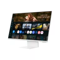   SAMSUNG M8 M80F Vision AI Smart 4K monitor 32", 3840x2160, 16:9, 400cd/m2, 4 ms, HDMI/2xUSB/1xUSB-C, hangszóró, Fehér