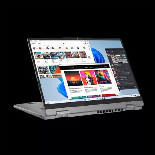 LENOVO IdeaPad 5 2-in-1 14AGP11, 14.0" WUXGA Touch, AMD Ryzen AI 5 430, 16GB, 512GB SSD, Win11 Home, NoAdp, Luna Grey