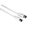 HAMA 205028, FIC ECO ANTENNAKÁBEL 75DB, FEHÉR 25DB/CSG 1,5M