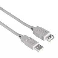 HAMA 200905, FIC USB KÁBEL A-A TÍPUS  1,8M ECO, SZÜRKE