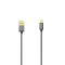 HAMA 200500, MICRO USB KÁBEL, 480 MBPS, METÁL, 0,75 M, FEKETE