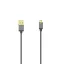 HAMA 200500, MICRO USB KÁBEL, 480 MBPS, METÁL, 0,75 M, FEKETE