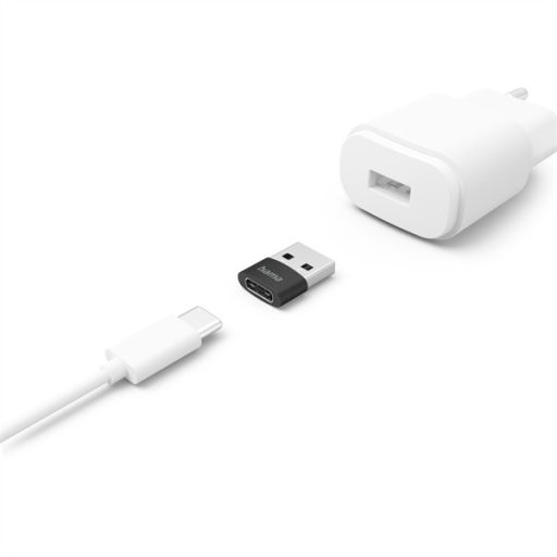 HAMA 201532, FIC E3 ADAPTER USB A DUGÓ/USB TYPE-C ALJZAT, 3DB