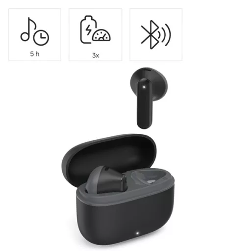 HAMA  221752, BLUETOOTH HEADSET "FREEDOM LIGHT II." TWS, FEKETE