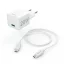 HAMA 201675, FIC E3 UNIV. HÁLÓZATI USB TYPE-C TÖLTŐ MINI "PD,QC", FEH. 20W, 1M KÁBEL