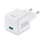 HAMA 201840, FIC E3 UNIV. HÁLÓZATI USB TYPE-C TÖLTŐ MINI "PD,QC", APPL.CS. 20W
