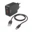 HAMA 201625, FIC E3 HÁLÓZATI TÖLTŐ SZETT "QC 3.0" USB -TYPE-C KÁBELLEL (19,5W)