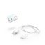 HAMA 201610, FIC E3 AUTÓS TÖLTŐ SZETT (2,4A) LIGHTNING - USB ADATKÁBELLEL, FEHÉR