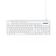 HAMA 173053, BILLENTYŰZET "CK-200",USB, FEHÉR