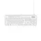 HAMA 173053, BILLENTYŰZET "CK-200",USB, FEHÉR
