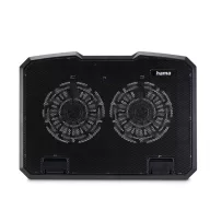   HAMA 126806, NOTEBOOK HŰTŐ "BLACK METAL", 15.6", FEKETE