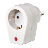   HAMA 223323, FIP HÁLÓZATI TÚLFESZÜLTSÉG VÉDŐ ADAPTER, FEHÉR