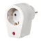 HAMA 223323, FIP HÁLÓZATI TÚLFESZÜLTSÉG VÉDŐ ADAPTER, FEHÉR