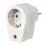 HAMA 223323, FIP HÁLÓZATI TÚLFESZÜLTSÉG VÉDŐ ADAPTER, FEHÉR