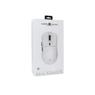   WHITE SHARK PRÉMIUM GM-9010W MAXIMUS-W vezeték nélküli gamer egér, 26.000 dpi, fehér