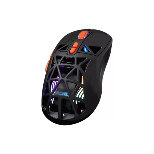BARACUDA BGM-091B SEAL-B vezetékes gamer egér, 12800 dpi, fekete
