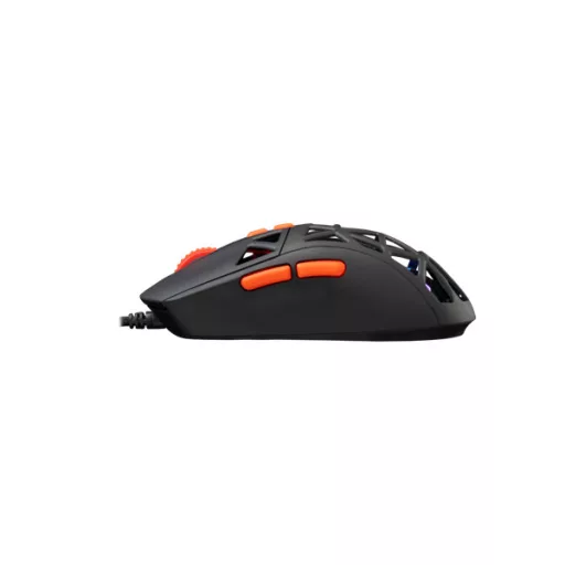 BARACUDA BGM-091B SEAL-B vezetékes gamer egér, 12800 dpi, fekete