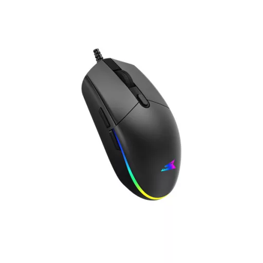 BARACUDA BGM-111B CRAB-B vezetékes gamer egér, 3600dpi, fekete
