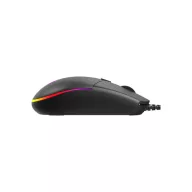   BARACUDA BGM-111B CRAB-B vezetékes gamer egér, 3600dpi, fekete