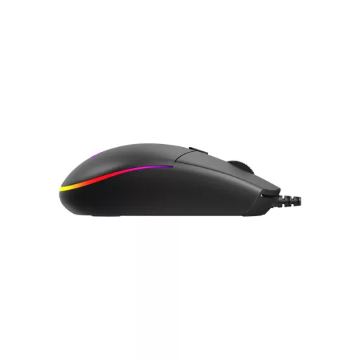 BARACUDA BGM-111B CRAB-B vezetékes gamer egér, 3600dpi, fekete