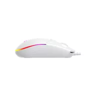   BARACUDA BGM-112W CRAB-W vezetékes gamer egér, 3600dpi, fehér