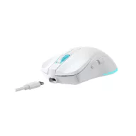   BARACUDA BGM-122W TURTLE-W vezetékes gamer egér, 3200dpi 6D, fehér