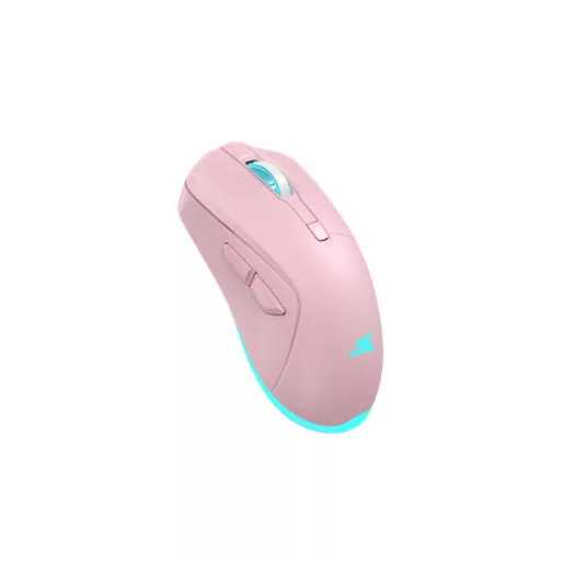BARACUDA BGM-124P TURTLE-P vezetékes gamer egér, 3200dpi, pink