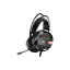 BARACUDA BGH-031B CONCH-B vezetékes gamer fejhallgató mikrofonnal, fekete