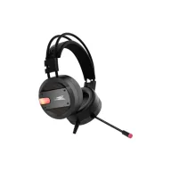   BARACUDA BGH-031B CONCH-B vezetékes gamer fejhallgató mikrofonnal, fekete