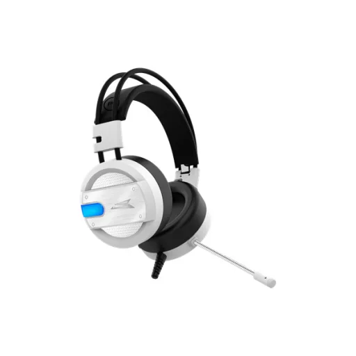 BARACUDA BGH-031W CONCH-W vezetékes gamer fejhallgató mikrofonnal, fehér
