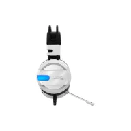   BARACUDA BGH-031W CONCH-W vezetékes gamer fejhallgató mikrofonnal, fehér