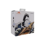   BARACUDA BGH-031W CONCH-W vezetékes gamer fejhallgató mikrofonnal, fehér