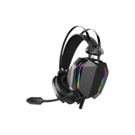   BARACUDA BGH-041B SEAGUL-B vezetékes gamer fejhallgató mikrofonnal, fekete