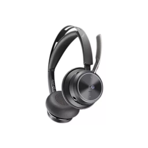 HP POLY fejhallgató Voyager Focus 2 USB-C-C+USB-C/A Adapter Microsoft Teams-tanúsítvánnyal