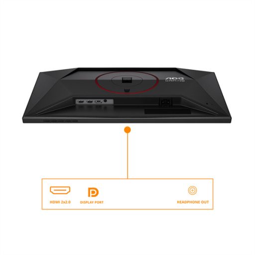 AOC IPS Gaming monitor 23,8" 24G4ZR 1920x1080, 16:9, 300cd/m2, 1ms, DisplayPort/2xHDMI, 260 Hz, áll.mag.,pivot