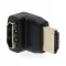 Nedis CVGB34902BK HDMI átalakító adapter, aranyozott, 270°-os szögben elforgatható, pipa